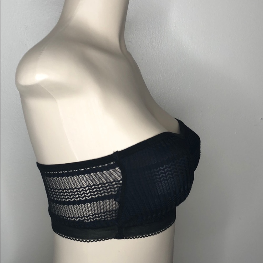 Design lab intimates black bandeau sz small NWT - Picture 4 of 8